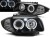LAMPY PRZEDNIE REFLEKTORY ANGEL EYES BLACK BMW SERII 1 E87/E81/82/88 04-11