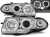 LAMPY PRZEDNIE REFLEKTORY OPEL ASTRA F 09.94-08.97 ANGEL EYES CHROME