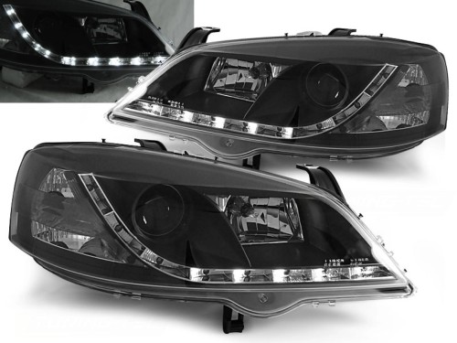 LAMPY PRZEDNIE REFLEKTORY OPEL ASTRA G 09.97-02.04 BLACK