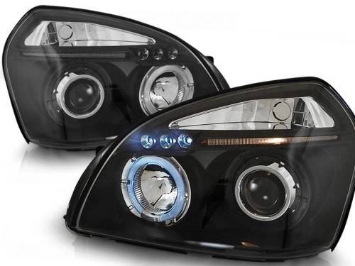 LAMPY PRZEDNIE REFLEKTORY HYUNDAI TUCSON 07.04-10 ANGEL EYES BLACK