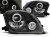 LAMPY PRZEDNIE REFLEKTORY HONDA PRELUDE 02.97-01 ANGEL EYES BLACK
