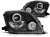 LAMPY PRZEDNIE REFLEKTORY HONDA PRELUDE 02.97-01 ANGEL EYES BLACK