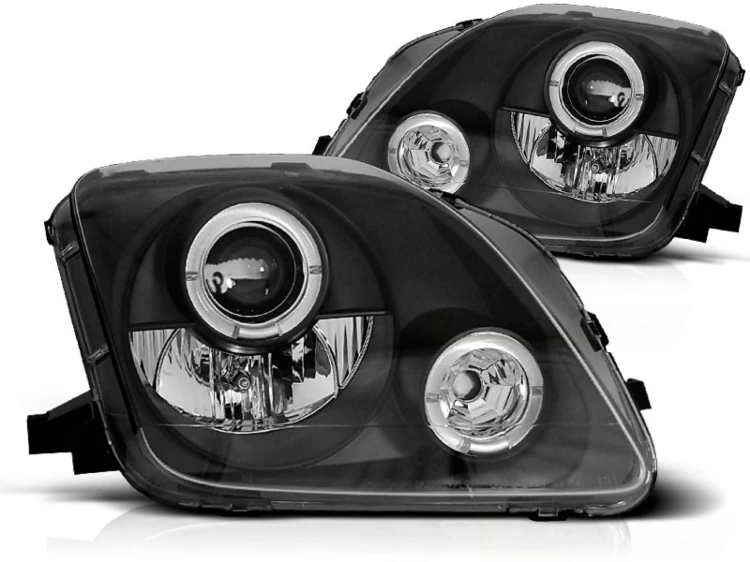 LAMPY PRZEDNIE REFLEKTORY HONDA PRELUDE 02.97-01 ANGEL EYES BLACK