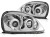 LAMPY PRZEDNIE REFLEKTORY TOYOTA YARIS 99-03 ANGEL EYES CHROME