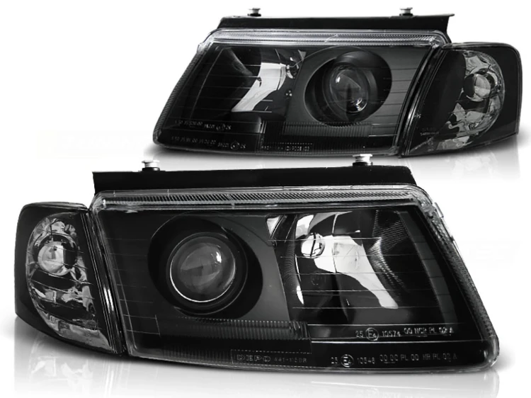 LAMPY PRZEDNIE REFLEKTORY BLACK VW PASSAT B5 3B 11.96-08.00