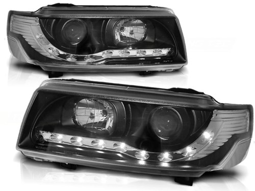 LAMPY PRZEDNIE REFLEKTORY BLACK VW PASSAT B4 11.93-05.97 LED