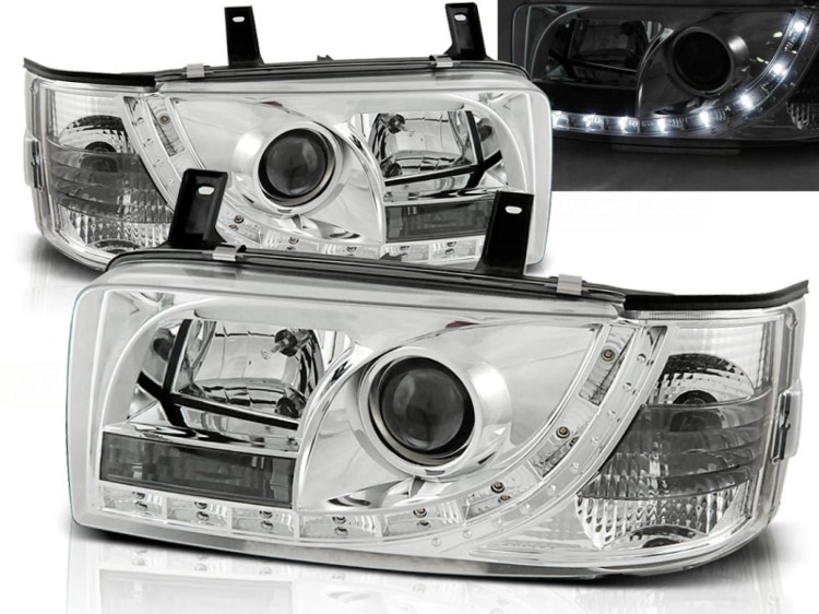 LAMPY TYLNE CHROME VW T4 90-03.03 TRANSPORTER LED