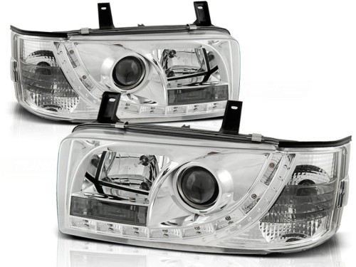 LAMPY TYLNE CHROME VW T4 90-03.03 TRANSPORTER LED