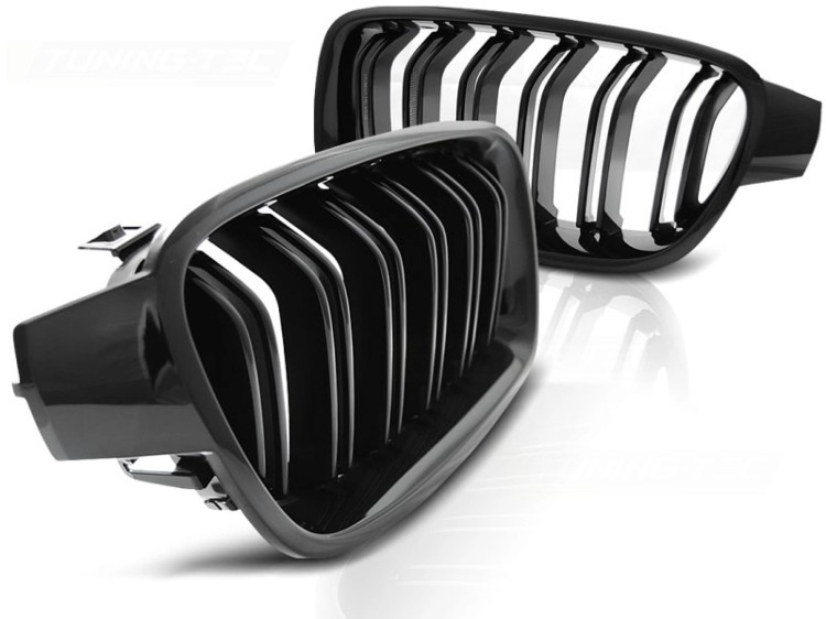 NERKI GRILL ATRAPA CZARNY POŁYSK BMW SERII 3 F30 / F31 10.11-18