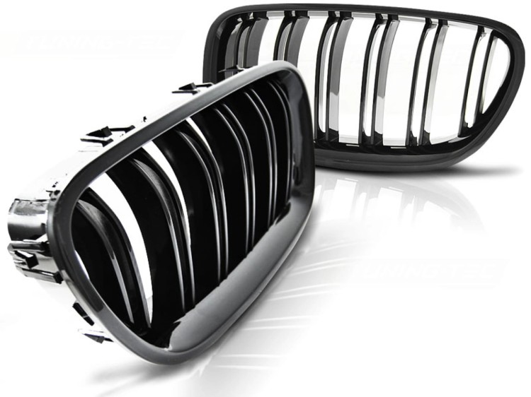 NERKI GRILL ATRAPA CZARNY POŁYSK BMW SERII 5 F10 / F11 10-16