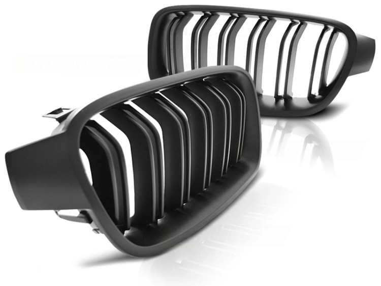 NERKI GRILL ATRAPA BLACK MATT BMW SERII 3 F30 / F31 10.11-18