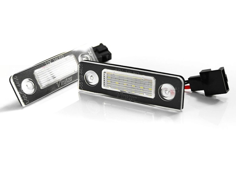 PODŚWIETLENIE TABLICY REJESTRACYJNEJ SKODA OCTAVIA 09+ ROOMSTER 06-10 LED