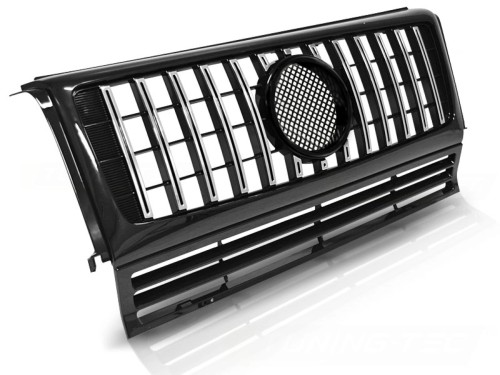 GRILL ATRAPA BLACK CHROM PANAMERICANA MERCEDES G KLASA W463 90-12
