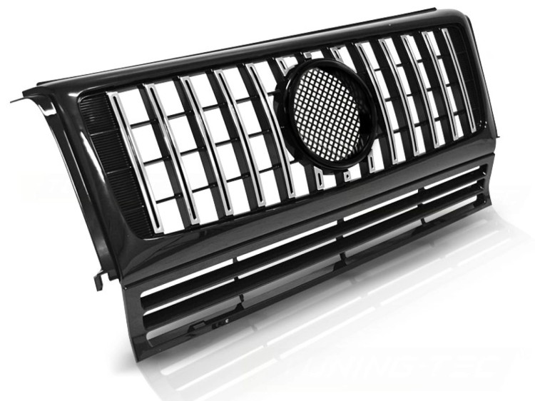 GRILL ATRAPA BLACK CHROM PANAMERICANA MERCEDES G KLASA W463 90-12