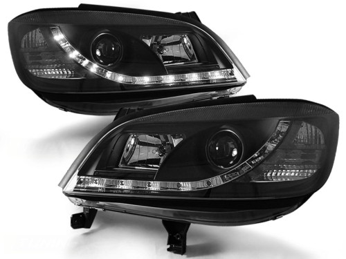 REFLEKTORY LAMPY PRZEDNIE DAYLIGHT BLACK OPEL ZAFIRA 04.99-06.05
