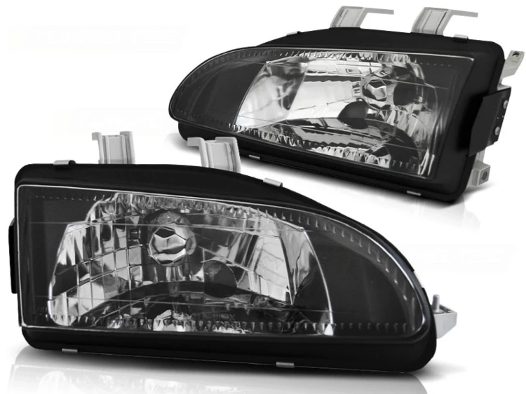 LAMPY PRZEDNIE REFLEKTORY HONDA CIVIC 09.91-08.95 2D/3D BLACK