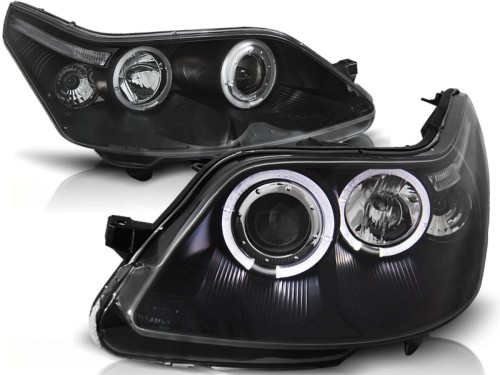 LAMPY PRZEDNIE REFLEKTORY CITROEN C4 04-10 ANGEL EYES BLACK