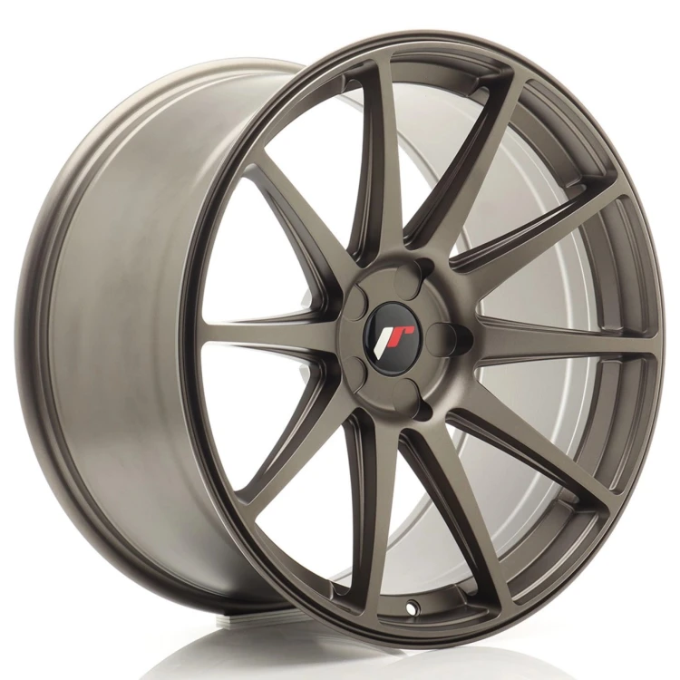 JR WHEELS JR11 20X10 ET20-40 5H BLANK MATT BRONZE