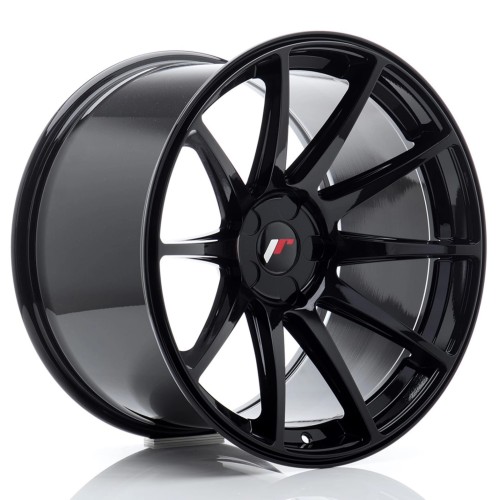 JR WHEELS JR11 19X11 ET15-25 5H BLANK GLOSS BLACK