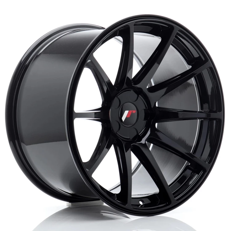 JR WHEELS JR11 19X11 ET15-25 5H BLANK GLOSS BLACK