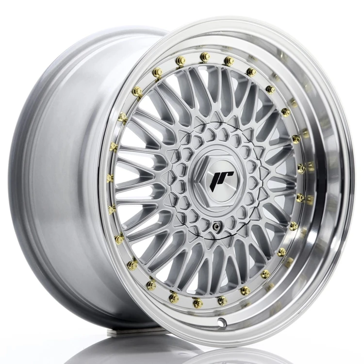 JR WHEELS JR9 17X8,5 ET20 4X100/114 SILVER W/MACHINED LIP