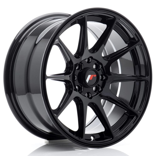 JR WHEELS JR11 16X8 ET25 4X100/108 GLOSS BLACK