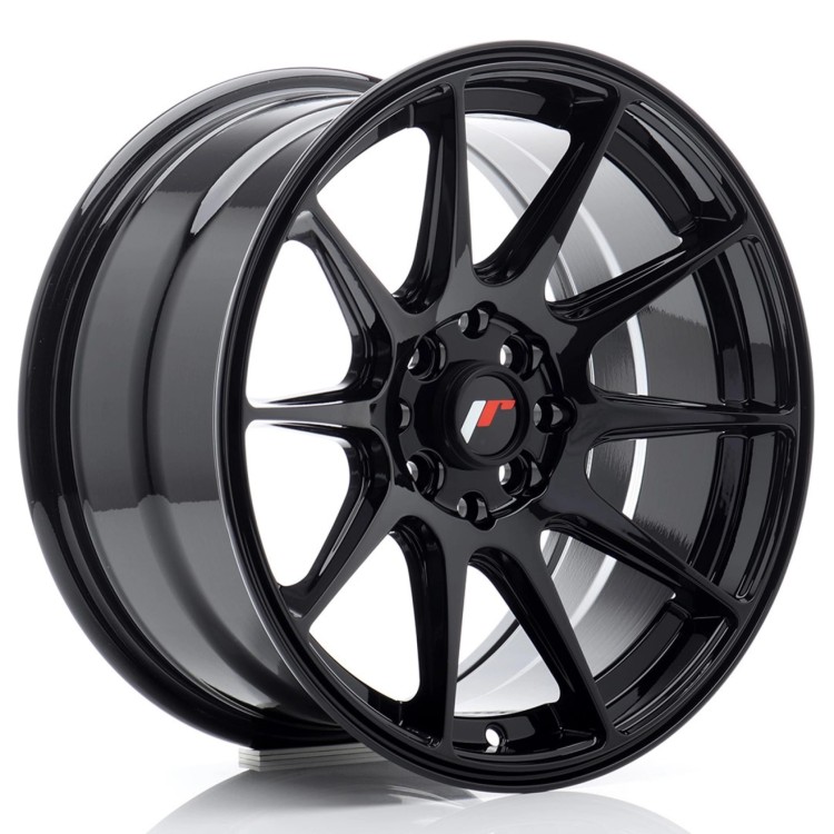 JR WHEELS JR11 16X8 ET25 4X100/108 GLOSS BLACK