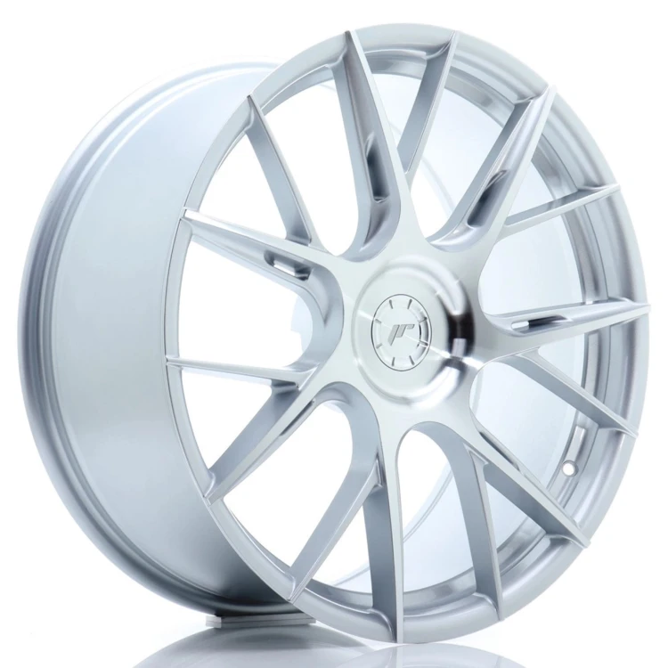 JR WHEELS JR42 20X9 ET35-50 5H BLANK SILVER MACHINED FACE