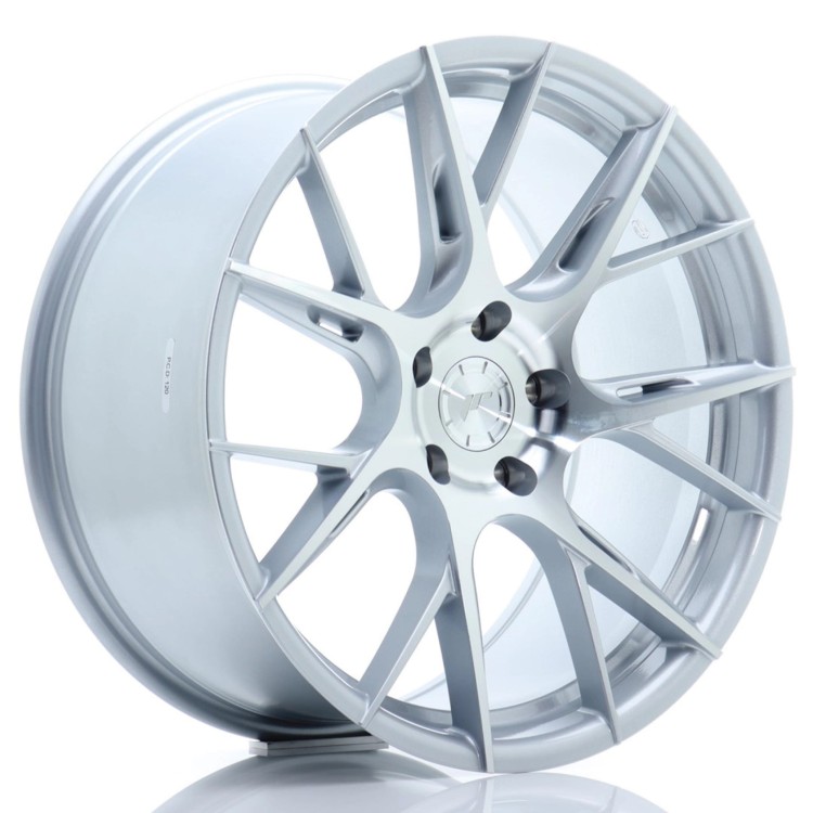 JR WHEELS JR42 19X9,5 ET42 5X112 SILVER MACHINED FACE