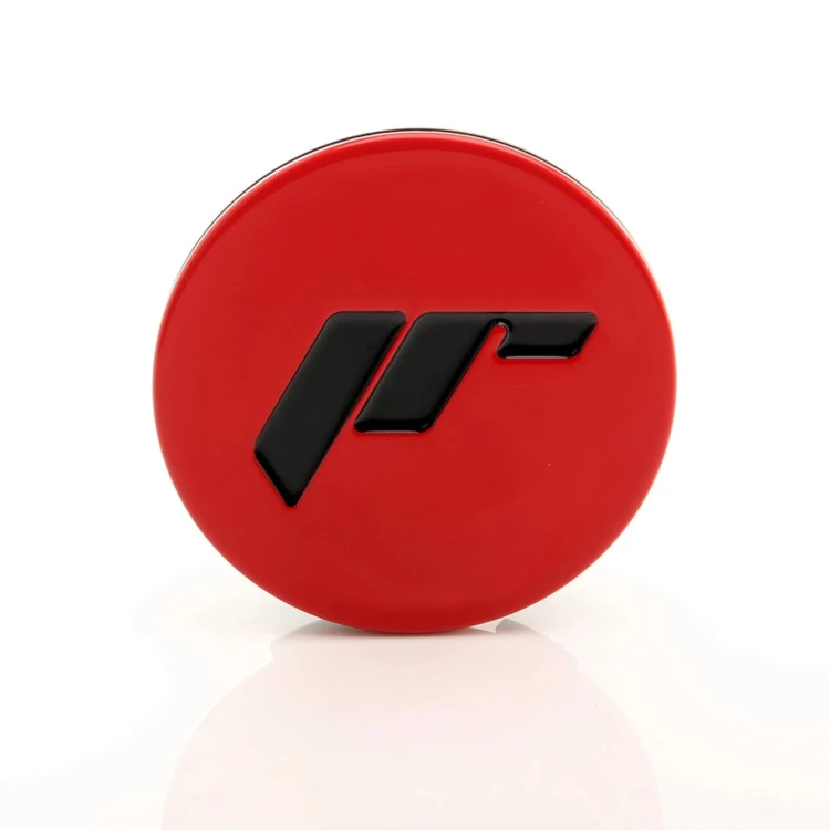 JR ALUMINUM CENTER CAP 68MM RED