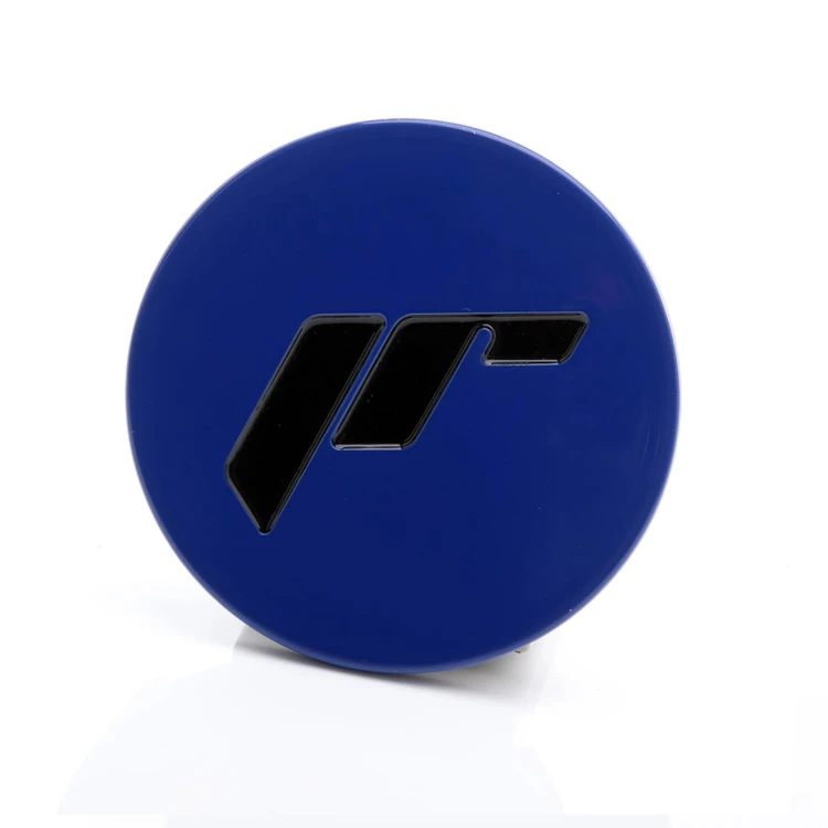 JR ALUMINUM CENTER CAP 68MM BLUE