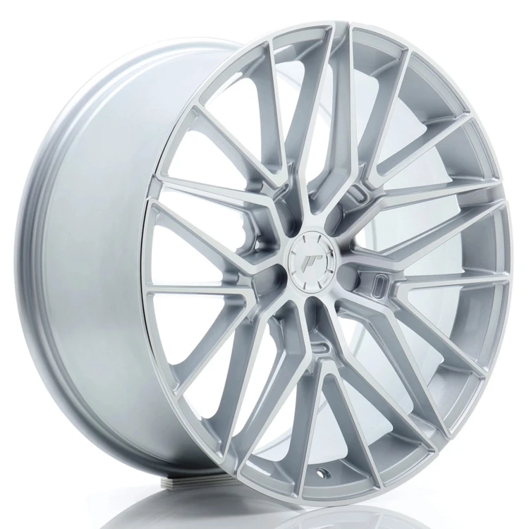 JR WHEELS JR38 19X9 ET20-40 5H BLANK SILVER MACHINED FACE