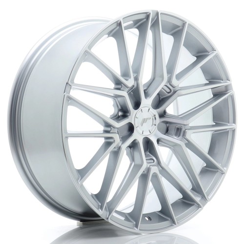 JR WHEELS JR38 19X8 ET20-40 5H BLANK SILVER MACHINED FACE