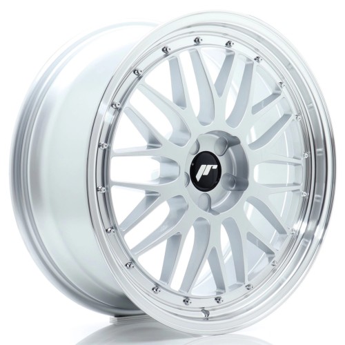 JR WHEELS JR23 20X9 ET20-51 5H BLANK HYPER SILVER W/MACHINED LIP