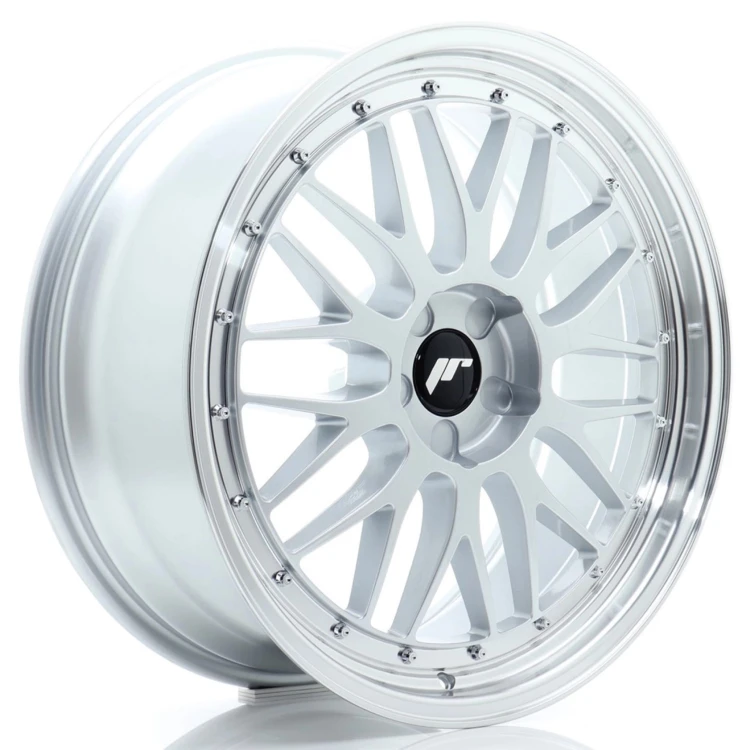 JR WHEELS JR23 20X9 ET20-51 5H BLANK HYPER SILVER W/MACHINED LIP
