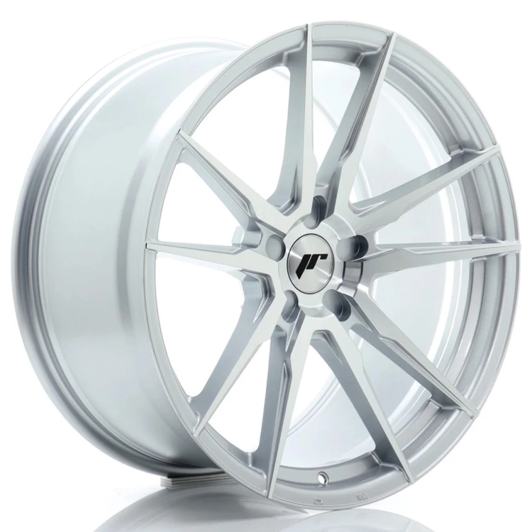 JR WHEELS JR21 20X10 ET20-48 5H BLANK SILVER MACHINED FACE