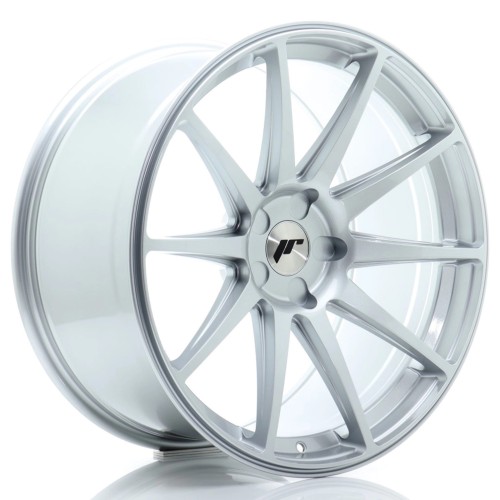 JR WHEELS JR11 20X10 ET20-40 5H BLANK HYPER SILVER