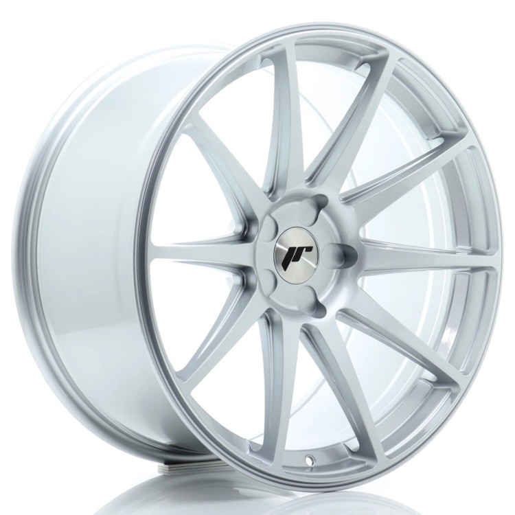 JR WHEELS JR11 20X10 ET20-40 5H BLANK HYPER SILVER