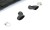 DYFUZOR CZARNY POŁYSK KOŃCÓWKI PRZEJŚCIÓWKI AUDI A6 C7 (14-18) RS6 LOOK