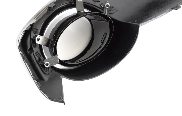 DYFUZOR CZARNY POŁYSK ZE ŚWIATŁEM LED AUDI A7 C7 (10-14) RS7 LOOK