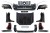 BODY KIT ZDERZAK MASKA TOYOTA LAND CRUISER PRADO FJ150 110-18 FACELIFT LOOK