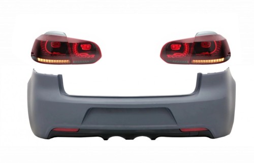 ZDERZAK TYLNY LAMPY TYLNE LED VW GOLF VI (2008-2013) R20 DESIGN