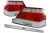 LAMPY TYLNE MERCEDES S KLASA W140 SEDAN 95-10.98) CZERWONE PRZEZROCZYSTE