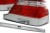 LAMPY TYLNE MERCEDES S KLASA W140 SEDAN 95-10.98) CZERWONE PRZEZROCZYSTE