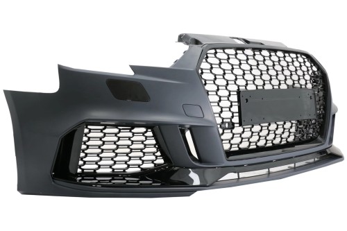 ZDERZAK PRZEDNI AUDI A3 8V FACELIFT 16-18 RS3 BRILLIANT BLACK DESIGN