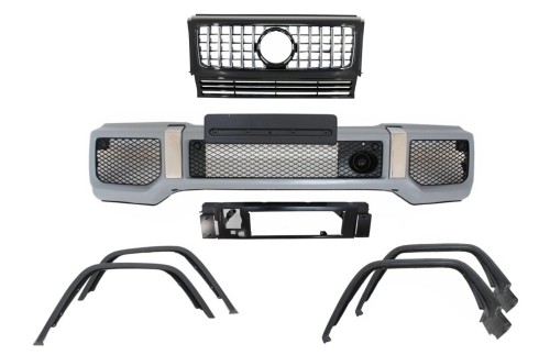 ZDERZAK PRZEDNI NADKOLA GRILL MERCEDES G KLASA W463 (1989-2018) G65 DESIGN