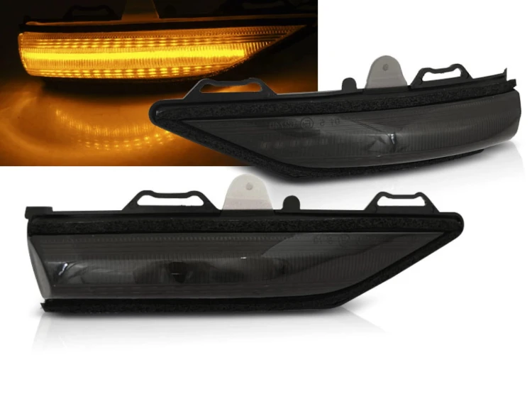 KIERUNKOWSKAZY BOCZNE FORD FIESTA MK8 17- SEQ LED SMOKE