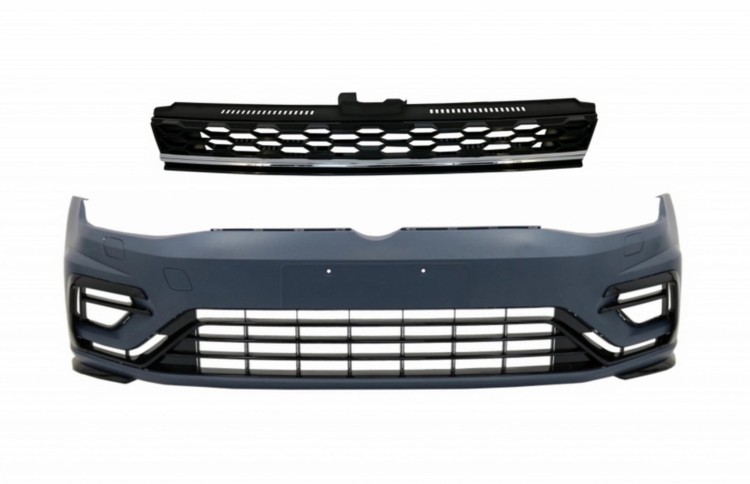 ZDERZAK PRZEDNI GRILL ATRAPA CHŁODNICY VW GOLF 7.5 (2017-2020) GTI R DESIGN
