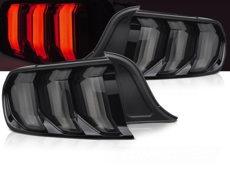 LAMPY TYLNE FORD MUSTANG 14-22 SMOKE LED