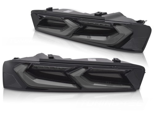LAMPY TYLNE SMOKE BLACK CHEVROLET CAMARO 16-18 LED